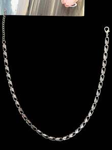 1pc Simple Versatile Single Layer Beaded Chain Hat Accessory, Multifunctional Detachable Hat Chain, Daily Hat Decoration