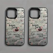 Funda de Teléfono Damon de  para iPhone 16,15,14,13,12 Pro Max,X,XR,XS Max,8 Plus - Cubierta Trasera Mate a Prueba de Golpes - Mezcla de colores - Ver 4