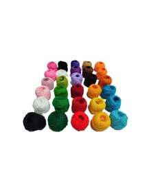 Paquete de 30 hilos cristal de 8 y 10 gramos para bordar - Multicolor - Ver 3