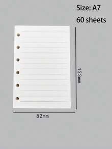 A7 minimalistischer transparenter Ringbuch-Notizbücher & Planer, monatliche Gitter-/Linien-/Blanko-Ringbuch-Tagebücher & -Einbände, Notizbuch-Hüllen, nachfüllbare Ringbuch-Aufbewahrung, A7 Ringbuch-Tagebuch-Handbücher, PVC-Ringbuch-Hüllen
