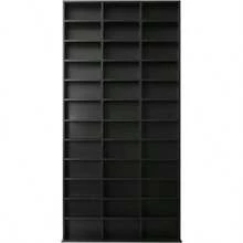 Bookshelf 1044 CD DVD Rack Wooden Shelving Unit Display ShelfBlack