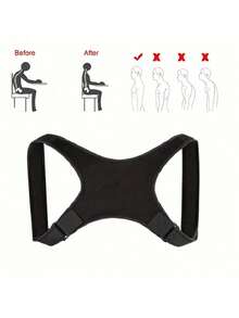 1pc Invisible Fall Winter Corrective Back Brace, Posture Corrector, Fixing Strap, For Men, Adults, Sports And Outdoor Accessories, Assistive Training Tool To Correct And Prevent Hunchback Christmas Thanksgiving New Years Holiday Gifts Gym Accessories Looks Of Party Season Picks