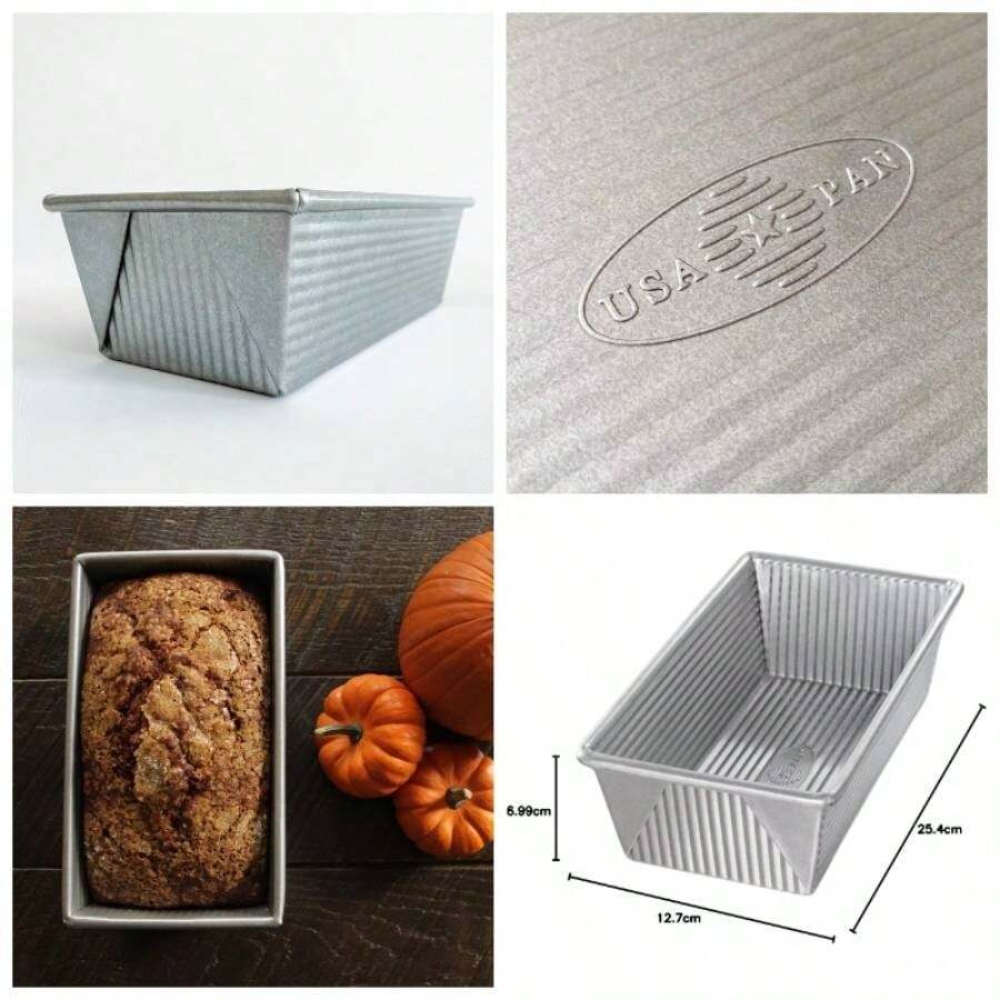 molde para de molde de acero aluminizado 453 g, gris, 1 1/2 pound loaf, 1 - Pan de 1 1/2 libra - Ver 1