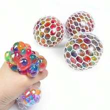 1pc Sensory Squeeze Cube Toys - Stress Cube Ooze Stress Ball, A Handheld Desktop Toy To Relieve Anxiety Anytime, Suitable For Classroom, Outdoor, Office Stress Relief, Perfect For Desktop Decor, Classroom Rewards, Party Favors And Holiday Gifts! - Multicolor - View 12