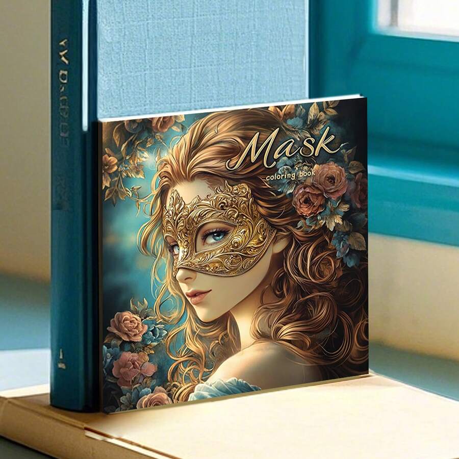美人鱼：梦幻可爱，舒适的涂色书，24页，适合成人和青少年，可以缓解压力，激发艺术创造力，是复活节、母亲节、愚人节、生日、派对、返校季的理想礼物，也是文具礼品的绝佳选择。