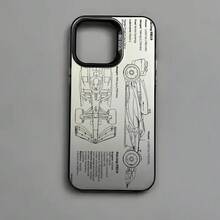 F-FormulaS 1 Car Design Phone Case For IPhone 16 15 14 13 12 11 Pro Max Black Matte Multicolor Laser Metallic Aurora Funda2025.1202520252025 - IP001-1344 - 查看 8