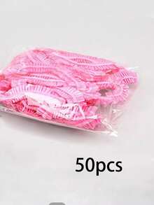 50/100/150/200个装一次性塑料浴帽、染发帽、美发沙龙塑料帽 - 彩色 - 查看 4