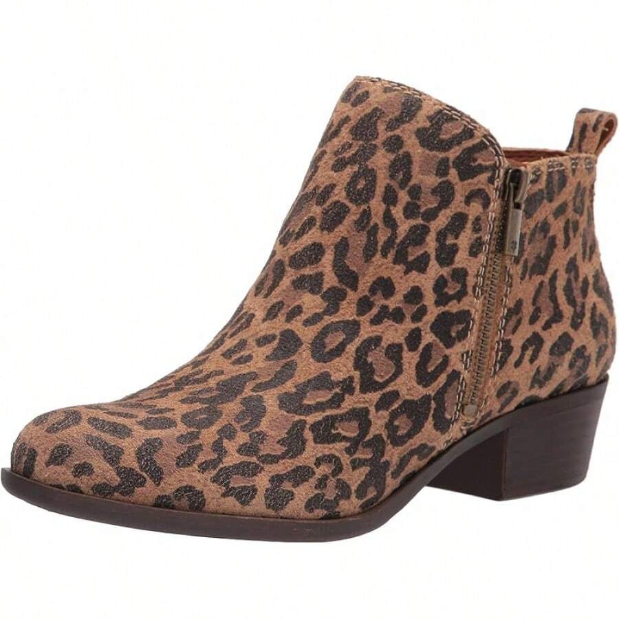 Women's Basel Ankle Bootie - Fashionable Footwear - 棕色 - 查看 1