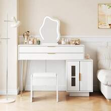 Vanities & Vanity Benches - White - View 4