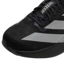 Adidas 男式 Adizero Evo SL M 跑步鞋，舒适轻便休闲运动鞋 KJ1365 - 金屬銀/一號黑/訊號綠 - 查看 7