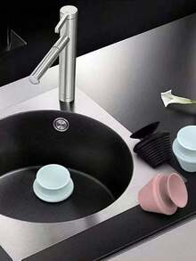 Universal Silicone Drain Plug Anti-Clogging Bathtub Sink Drain Plug Flexible Durable Bathtub Stopper Easy To Clean Kitchen Dishwasher Drain Plug Maintains Cleanliness Bathtub And Bathroom Sink Pipe Plug Household Floor Drain Plug For Kitchen Bathroom Shower Drain Plug Laundry Sink Plug Sewer Deodorant Plug Home Bathroom Decor Fall Decor Bathroom Accessories Back To School - Multicolor - View 8