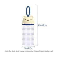 1个4层奶粉盒，便携式奶粉盒，奶粉分装器，大容量组装式奶粉盒 - 彩色 - 查看 11