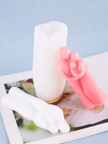 1个人体造型硅胶蜡烛模具 - A-白色 - 查看 4