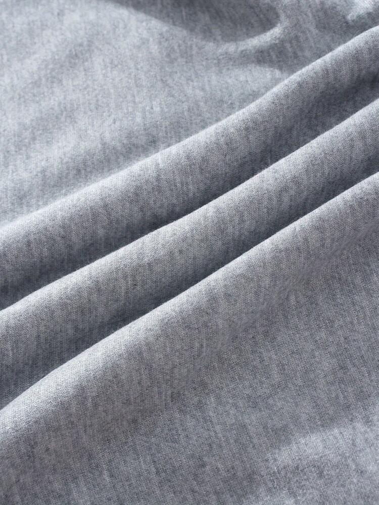 Sudadera con Capucha de Impresión Gráfica YOUNGLA para Hombre - Roja con Letras, Calidez Casual de Invierno, Sudadera de Ajuste Regular, Sudadera Casual|Sudadera con Capucha de Letras Negritas|Sudadera con capucha de tela elástica, sudadera con capucha - Gris - Añade 6