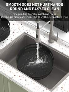 1 pieza Organizador giratorio multiusos - Ahorro de espacio, almacenamiento antideslizante para vajilla, maquillaje y especias en el mostrador de la cocina