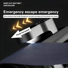 La Mini lámpara recargable USB 3 en 1 es tu compañera perfecta para el uso diario y aventuras al aire libre. Compacta y ligera, esta lámpara cabe fácilmente en tu bolsillo, que estés siempre preparado, ya sea para un día de senderismo, campismo, o simplemente para excursiones. Además de su función principal de iluminación, esta lámpara cuenta con herramientas esenciales que la hacen indispensable en situaciones de emergencia. Incluye una punta de metal para romper vidrios, un cortador  y un imán en la parte inferior, ideal para fijarla a superficies metálicas. - Negro - Ver 5