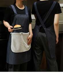 Nuevo delantal de mano borrable de gran valor, cómodo y transpirable para uso en la cocina del hogar, adecuado para comidas y hornear, ropa de trabajo resistente a las manchas. Delantal unisex, resistente al aceite, con estilo y juvenil con toalla de cintura para cocinar, adecuado para restaurantes y cocinas del hogar, utilizable en diversos entornos.