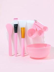 Set di strumenti per la cura della maschera facciale da 4/7/11 pezzi, pennello in silicone, set ciotola per maschera, pennello per maschera, pennello per maschera in setole morbide in silicone per il viso, strumenti per maschera da salone di bellezza, fascia, set completo, flacone spray, scatola di stoccaggio, spugna per pulizia del viso, cucchiaio dosatore, bastoncino per mescolare