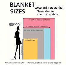 Sanrio 1 pieza Manta de franela de Sanrio My Melody - Estampado de dibujos animados lindo, apto para todas las estaciones, ideal para acampar, viajar, sofá, dormitorio y uso en la oficina, regalo de Navidad