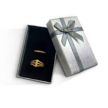 Compact & Elegant Jewelry Gift Box, Suitable For Rings, Necklaces, Earrings And Bracelets, Surprise Christmas Gift Box, Wholesale Packaging, Comes With Bow, Ombre Design, Lidded, Ideal For Office And Home Use