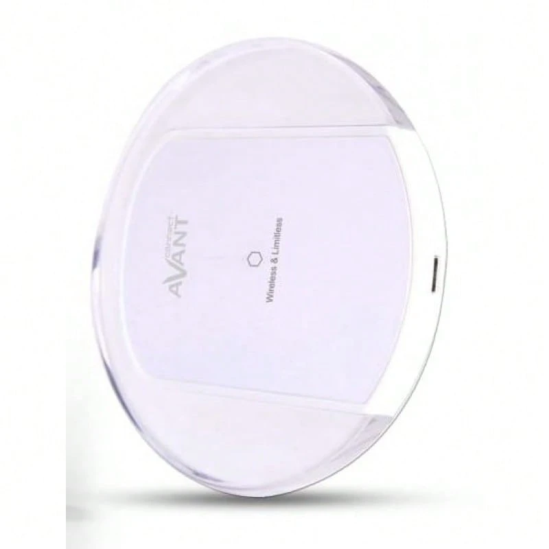 Chargeur sans fil | Chargeur AVANT Connect | Charge rapide 10 W | Compatible avec les téléphones et autres appareils tels que les montres connectées et les écouteurs. Blanc - Blanc - Voir 1