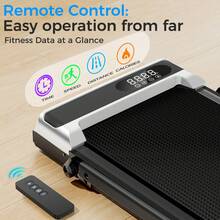 Home Treadmill,300LBS Capacity Under Desk Treadmill With Control&LED Display, 3.0HP Desk Treadmill For Walking Jogging&Running, Portable Treadmill For Home&Office - US B Type Plug(110-127V) - View 5