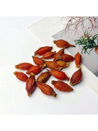 1 pacote de 30/60/90g de flores de gardênia secas naturais para decoração - Adequado para decoração de interiores, decoração de mesa, guarnição de pratos, artesanato DIY