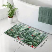 1pc Christmas Theme Trivet Mat, Christmas Pattern Absorbent Drying Mat, Kitchen Decor Coffee Machine Mat, Handmade Coffee Pot Draining Mat, Kitchen Floor Mat, Dining Table Mat, Kitchen Counter Dish Drying Mat, Breakfast Mat, Anti-Slip Heat-Resistant Draining Mat, Diatomite Draining Mat, Hides Stains, Super Absorbent Kitchen Mat, Easy To Clean Dish Rack Mat, Suitable For Kitchen, Dining Table, Cafe, Bar, Holidays, Parties, Home Decor, Holiday Gifts