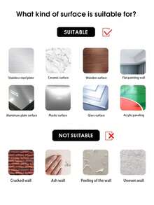 WoStick 10 Inch X 10 Inch Red Waterproof Textured Vinyl DIY Wallpaper, Self-Adhesive Backsplash Tile, Peel And Stick Mosaic Tile, For Home Decor - Burgundy - View 12