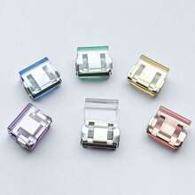 Invisible Leg Clips, Non- Trouser Leg Clips, Seamless Invisible Buckle For Closing The Leg, Anti-Drag Trouser Leg Fastener, Trouser Leg Fastener Clips, Perfect For Tailoring Garments, For Cuffs, Clothing Corners, Leg Shortening, Non- Garments - Multicolor - View 10