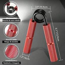 6 Piezas De Ejercitadores De Mano Metálicos,Metálicos Fortalecedores De Agarre De Manos,Mejorar La Destreza De Los Dedos Y Mejorar La Fuerza De Agarre - Colorido (100 ~ 350 libras) - Ver 6