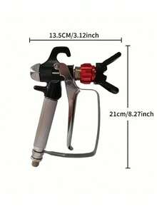 Simple And Durable Airless Paint Spray Gun, Perfect For Painting Walls, Fences, Cars And Boats, With A Hand-Twist Nozzle Protection Cap, Aluminum Nozzle And Swivel Joint For Easy Operation, Ideal For Indoor And Outdoor Renovations And DIY Painting