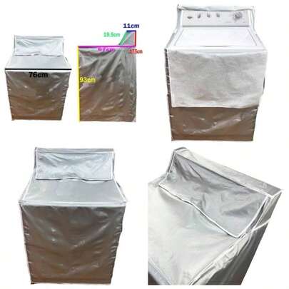 Funda Para Lavadora Afelpada Gruesa Reforzada de 13kg a 22kg
