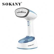 Plancha de vapor multifuncional para el hogar SOKANY 3065, 1470W de alta potencia, calentamiento rápido, capacidad grande de 120ml, planchado de 360° (plegable), luz indicadora LED, fácil de planchar cuellos, botones y áreas pequeñas, adecuada para uso doméstico y comercial - Tipo de Enchufe A Japonés (100V) - Ver 15