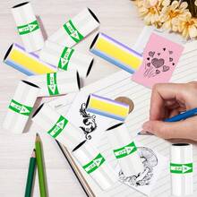 Colorful Paper Label Rolls And White Paper Rolls (50*15mm And 50*30mm) - Continuous Printing Paper For Printable Wrapping, Document Classification, Promotional Labels, Product Labels, DIY Crafts, And Classification Marking Notes