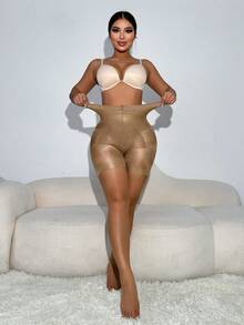 15D Women Tummy Control Lift Butt Pantyhose, Tights, Cozy - Multicolor - View 2