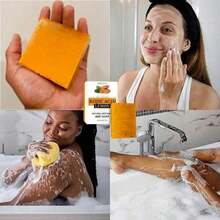 Turmeric Soap,Deep CleansingSoap,Moisturizing Soap Body,Body Wash & Soap Women& Men Jabon Curcuma Body CareComfort Skin Care