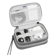 BUBM Double Compartment Storage Case Compatible With 3DS/3DS XL/New 2DS XL And Accessories, Protective Carrying Bag, Portable Travel Organizer Case,Gray{"Color_name":"Gray"} - 灰色的 - 查看 5
