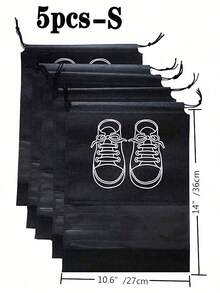 1/5/10pcs Shoes Storage Bag With Rope Travel Storage Bag With Secure Drawstring Closure Portable Waterproof Shoes Packing Bag Multifunctional Storage Bag Shoe Organizer Waterproof Beach Bag For Men And Women Travel Supplies, Home Storage And Organization Supplies Travel Essential Back To School Travel Essentials Travel Accessories Travel Must Haves Vacation Summer Holiday School Accessories Stuff Back To School Supplies