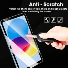 2 paquetes de protector de pantalla para iPad de 11.a generación (compatible con iPad de 11 pulgadas A16 2025), protector de pantalla de vidrio templado para iPad de 11.a generación de 11 pulgadas, dureza 9H, resistente a los arañazos