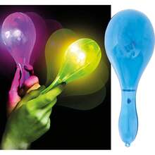 Fiestas Guirca Maraca Infantil com Luz e Som, Brinquedo Musical Colorido para Bebés e Crianças, Perfeito para Estimulação Sensorial, Diversão e Aprendizagem na Primeira Infância - Multicolorido - Ver 1