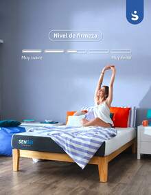 Sensei Comodiks Individual Memory Foam Mattress - White - View 4