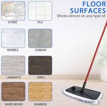 8x15 Mop Compatible With O Cedar Hardwood Floor'N More Microfiber Mop - Reusable Mop Pads Refill Cotton Cloth Mop Covers Wet And Dry Use - 15x8 Inch - 4 Pack - 4 包 - 查看 6