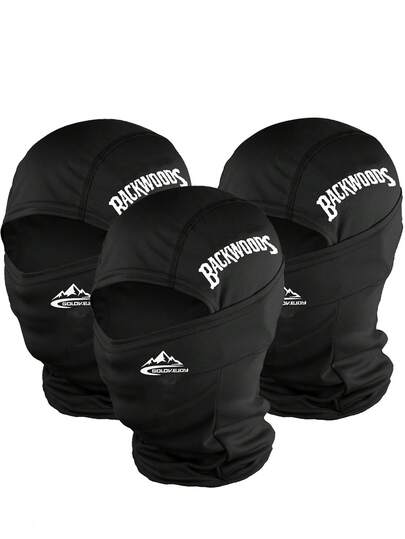 1/2/3pcs Unisex Balaclava Ski Mask, Printed Design, Suitable For Daily Use, Outdoor Travel, Hiking, Skiing, Cycling