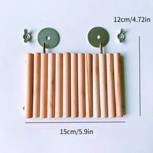 Landscaping Platform, Solid Wood Platform, Hamster Pet Chew Toy, Wooden Stepping Board, Jumping Platform, Jumping Board, Parrot Perch, Small Pet Supplies, Parrot Toys, Natural Wood Jumping Board, Perch Stand