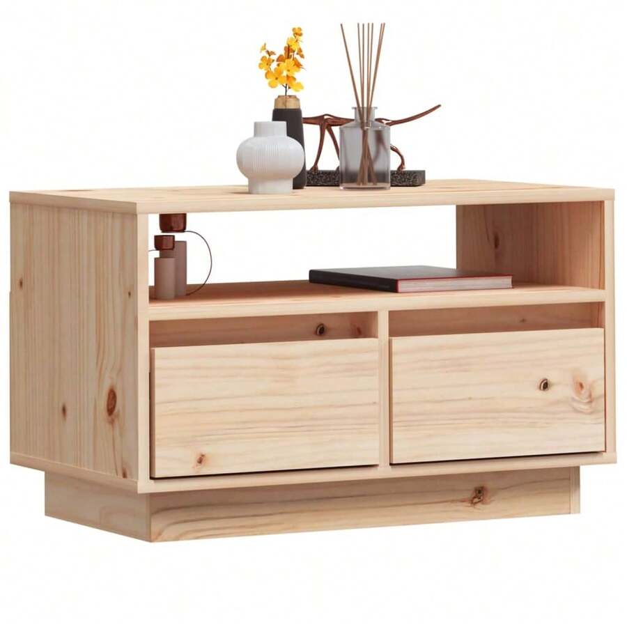 vidaXL TV-Schrank 60 x 35 x 37 cm Massivholz Kiefer