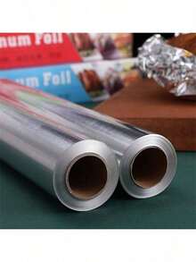 1 cuộn giấy bạc nhôm chịu lực cao, bền chắc. Chống dính, dùng cho nướng, nướng vỉ và lò nướng - Giấy bạc nhôm dùng cho nấu nướng và nướng bánh ngày lễ. Vật dụng không thể thiếu cho nấu nướng ngày lễ | Giấy bạc nhôm chịu lực | Bề mặt chống dính - Phụ kiện nướng bánh cho Halloween và Giáng sinh - Phụ kiện nhà bếp - Nhiều màu - Xem 6
