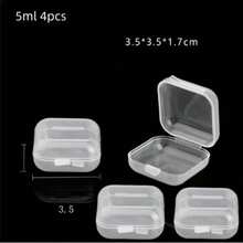 Mini Pill Box With Separate Compartments - PP Plastic Jewelry Storage Box For Earrings And Small Items - Transparent - View 22
