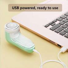Portable Lint Remover USB Powered - Mini Fabric Shaver, Easy Clean Sweater Defuzzer For Couch & Clothes