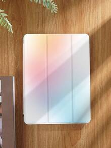 Color Gradient Pattern Tablet Case, Compatible With IPad 9.7/10.2/10.5/10.9/12.9/Pro 11, 10th Generation, Compatible With Samsung Galaxy Tab S6 Lite 10.4-Inch, Compatible With Kindle Paperwhite 12th Gen 2024, Released In 2022 Kindle (11th Generation), Soft And Drop Resistant, Intelligent Standing/Automatic Wake-Up/Sleep - Multicolor - View 3